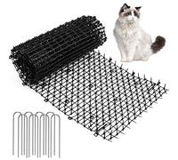Tappetino Anti-Gatto 200 * 30 * 2,2 cm Tappetino Deterrente per Gatti Tappetino da Giardino Repellente con 8 Ancore a Terra a Forma di U,Scat Mat per Gatti per Interni ed Esterniper Gatto Difensivo