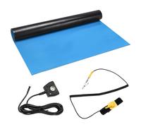Tappetino anti-static 24"x48" per ESD con polsiera e cavo, blu cielo
