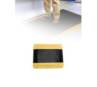 Tappetino antifatica industriale, tappetino ergonomico for stare in piedi, supporto di sicurezza for dolori alle gambe e alla schiena, bordo giallo di sicurezza(Black,60X150CM)