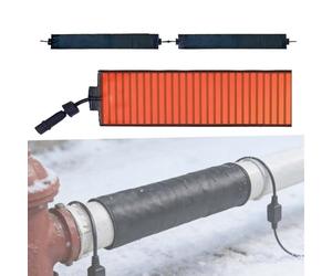 Tappetino antigelo elettrico | Cuscinetti riscaldanti impermeabili per tetto e grondaie, previene dighe di ghiaccio e ghiaccioli, facile installazione fai da te, sistema di fusione della neve a