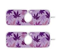 Tappetino antigoccia per lavello da cucina assorbente appendibile Confezione da 2 tappetini per lavello da cucina per bancone della cucina e lavandino del bagno 37,9 cm stile giapponese foglia d'acero