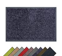 Astra Tappetino antipolvere di alta qualità - zerbino per interni - lavabile a 30° C - tappeto cucina - corridoio - blu-grigio 60x180 cm