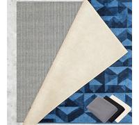 Tappetino Antiscivolo 110 x 130 cm Riutilizzabile, Inodore, Tagliabile, Lavabile e Personalizzabile Nelle Dimensioni, Tappetino Antiscivolo per Tappeti Perr Moquette, grigio marrone