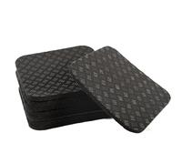 Tappetino antiscivolo - 8 cuscinetti per tapis roulant da pavimento | 10 x 10 x 0,5 cm in silicone antiurto, tappetini per attrezzature anti-vibrazione ad alta densità con riduzione del rumore