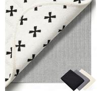 Tappetino Antiscivolo 90 x 125 cm Riutilizzabile, Inodore, Tagliabile, Lavabile e Personalizzabile Nelle Dimensioni, PVC Tappetino Antiscivolo Multiuso Perr Moquette, grigio marrone