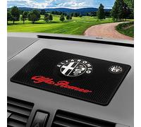 Tappetino antiscivolo con logo auto Supporto telefono cruscotto Accessori antiscivolo impermeabili per Alfa Romeo Giulia Giulietta GT Mito Spider