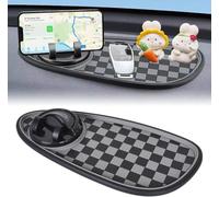 Tappetino Antiscivolo Cruscotto per Dongfeng Forthing T5 EVO 2021 2022 2023 | Supporto per telefono integrato, base antiscivolo senza colla, conservazione a griglia, organizer interno, accessori auto