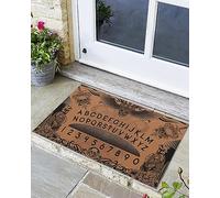 Tappetino Antiscivolo Halloween Witch Skull Ouija Board Zerbino Ingresso Casa Robusto Benvenuto Zerbino Antiscivolo Base Antiscivolo per Ingresso 40×60Cm