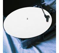 Tappetino antiscivolo in feltro bianco per dischi in vinile, confezione da 1
