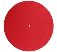 Tappetino antiscivolo in feltro per giradischi LP antiscivolo per dischi in vinile LP (rosso)