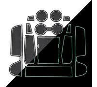 Tappetino Antiscivolo In Gomma Per Scanalatura Della Porta Per Mazda 3 BP Per Axela 2019~2022 Pad Cushion Gate Slot Coaster Adesivi Per Auto Inserto portabicchieri(Wit)