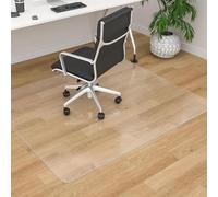 Tappetino antiscivolo in PVC per sedia da ufficio, spessore 1,5 mm, protezione per pavimenti in legno e moquette, resistente ai graffi e alla rottura, 120 x 140 cm, tappetino per sedia da scrivania