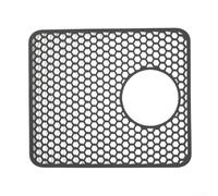 Tappetino antiscivolo in silicone con perforazioni cave per uso lavello modello per protezione piatti ed efficienza di drenaggio (D)