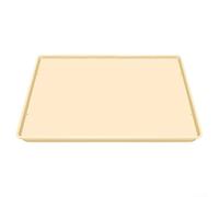 Tappetino antiscivolo in silicone per macchina da caffè, cattura efficacemente le fuoriuscite, migliora la stabilità, facile da mantenere per tutti gli elettrodomestici da cucina (bianco)