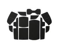 Tappetino Antiscivolo Per Auto 12 Pezzi Per Slot Per Portiera Per Per Sottobicchiere Per Console Centrale Per Accord 10 10th Gen LX 2018-2022 Protegge la superficie originale del veicolo(Nero)