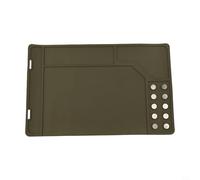 Tappetino antiscivolo per banco da lavoro con punti magnetici, per strumenti di saldatura e riparazione, a prova di olio, per lavori fai da te elettronici, strumento in gomma (420 x 265 x 4,5 cm