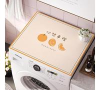 Tappetino Antiscivolo Per Copri Lavatrice E Asciugatrice 60X60Cm Arancia Da Frutta Copri Lavatrice Per Interno Per Top - Tappeto Assorbente In Diatomee Per Lavatrici, Asciugatrici, Cucine, Bagni