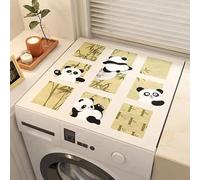 Tappetino Antiscivolo Per Copri Lavatrice E Asciugatrice 60X60Cm Bamboo Panda Copri Lavatrice Per Interno Per Top - Tappeto Assorbente In Diatomee Per Lavatrici, Asciugatrici, Cucine, Bagni