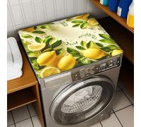 Tappetino Antiscivolo Per Copri Lavatrice E Asciugatrice 60X60Cm Frutta Limone Copri Lavatrice Per Interno Per Top - Tappeto Assorbente In Diatomee Per Lavatrici, Asciugatrici, Cucine, Bagni