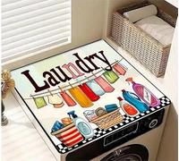 Tappetino Antiscivolo Per Copri Lavatrice E Asciugatrice 60X60Cm Lavanderia Copri Lavatrice Per Interno Per Top - Tappeto Assorbente In Diatomee Per Lavatrici, Asciugatrici, Cucine, Bagni