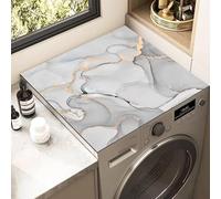 Tappetino Antiscivolo Per Copri Lavatrice E Asciugatrice 60X60Cm Marmo Grigio Copri Lavatrice Per Interno Per Top - Tappeto Assorbente In Diatomee Per Lavatrici, Asciugatrici, Cucine, Bagni