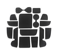 Tappetino Antiscivolo Per Fessura Per Portellone Per Vezel HR-V 2021 2022 HRV Accessori Interni Tappetino Antiscivolo Per Porta Inserto portabicchieri(RDH-Black)