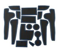 Tappetino Antiscivolo Per Hyundai Per Kona Per Encino 2019 2020 2021 Tappetini Antiscivolo In Silicone Scanalature Portiere Per Porte Fessure Cancelli Per Bicchieri D'acqua(Blu)