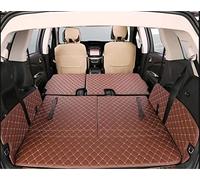 Tappetino antiscivolo Per Journey 5PCS Car Styling Cargo Liner Car Trunk Mat Tappeto Tappetini Interni Tappetini In Pelle Accessori Auto Vasca per Baule Auto Bagagliaio(Marrone)