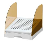 Tappetino antiscivolo per lettiera per gatti, impermeabile, facile da pulire, per catturare l'assortimento e mantenere i pavimenti puliti, tappetino antiscivolo regolabile per una pulizia efficiente