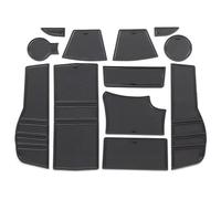 Tappetino Antiscivolo Per Peugeot 2008 E-2008 GT Line 2019 2020 2021 2022 2023 2024 Tappetini Antiscivolo Per Scanalature Portiere Vaschette Dell'acqua Cuscino In Silicone(Nero)