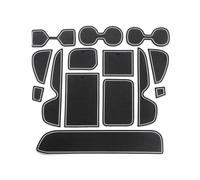 Tappetino Antiscivolo Per Porta Interna Per Auto, Porta, Porta, Sottobicchiere, Slot Per Auto, Accessorio Per T&oyota RAV4 2019-2024 XA50 RAV 4 50 Inserto portabicchieri(LHD-White)