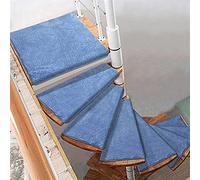 Tappetino antiscivolo per scale a chiocciola, autoadesivo, protezione angolare, sicuro, 1 pezzo, ideale per svolte a sinistra/destra