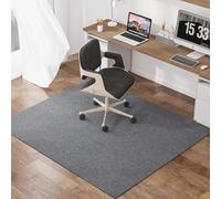 Tappetino antiscivolo per sedia da ufficio, 160 x 180 cm, protettivo per pavimenti duri, laminato e parquet, giochi e ufficio, base grigia per sedia da scrivania comfort