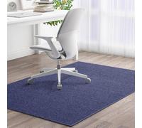 Tappetino antiscivolo per sedia da ufficio in TPE 2025, per moquette e legno duro, protezione per scrivania da gioco, multiuso, per casa e ufficio, colore blu navy, 120 x 160 cm
