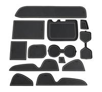 Tappetino Antiscivolo Per Toyota RAV4 2019 2020 2021 2022 2023 2024 Tappetini Antiscivolo Per Scanalature Portellone Dell'auto Sottobicchieri Portabicchieri Porta(Lhd-titanium)