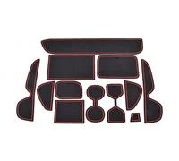 Tappetino Antiscivolo Per Toyota RAV4 XA50 RAV 4 2019 2020 Tappetino Antiscivolo Per Scanalature Portiera Dell'auto Accessori Interni Portabicchieri Sottobicchieri(R-red)
