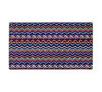 Tappetino antiscivolo per vasca da bagno con motivo azteco Incas tappetini per vasca da bagno con ventose e fori di scarico, morbido Showermat 40,9 x 70,9 cm