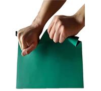 Tappetino antistatico verde in gomma per banco, Cuscinetto for banco da lavoro in silicone for manutenzione elettronica, resistente alle alte temperature, dimensioni multiple(27.56x55.12in/70x140cm)