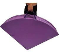 Tappetino Antiurto Portatile Rotondo Daing Pole Pole Dae, Tappetini per Esercizi Dae Spessi 3/5/10 Cm, Rivestimento Antiscivolo in Pelle Pu, 130cm/4.3ft/51in, Thick 5cm/2in