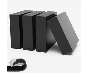 Tappetino antivibrazioni da 4 pezzi, cuscinetti in gomma 200 mm x 100 mm, spessore 3 mm-100 mm, blocchi in gomma antiscivolo resistenti for mobili, macchine, banchi da lavoro(70mm)