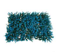 Tappetino artificiale in PVC per prato, siepe da parete, per decorazione di matrimoni e casa, resistente alle intemperie e all'usura (blu)
