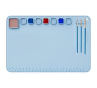 Tappetino artistico in silicone - 24in x 16in per fusione di gioielli in resina Tappetino antiaderente antiscivolo - Gadget per pittura durevoli e non sbiaditi per pittura, guazzo, fai-da-te