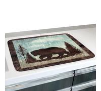 Tappetino Asciugapiatti da Cucina - 50x30 cm Assorbente - Antiscivolo per Asciugare Stoviglie,Per Casa Appartamento Famiglie Bagno Area Caffè E Bar All'aperto BBQ Picnic