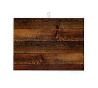 Tappetino asciugapiatti effetto legno, facile da pulire, grande 18 x 24 pollici