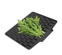 Tappetino Asciugapiatti In Silicone - Tappetino Scolapiatti per Piano,Pieghevole Tappetino Drenaggio Antiscivolo per Lavastoviglie in Cucina e Casa