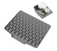 Tappetino Asciugapiatti In Silicone - Tappetino Scolapiatti per Piano,Protettore Antiscivolo In Silicone Per Drenaggio E Asciugatura In Cucina Da Appartamento Per Sala Da Pranzo Lavaggio Stoviglie