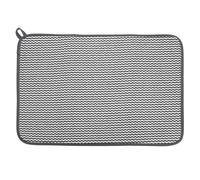 Tappetino asciugapiatti microfibra 24x18" onda bianco