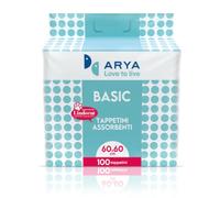 Tappetino Assorbente Basic Arya 100 pezzi 60x60 cm - 1° ORDINE? scegli lo sconto BZR5 / BZR20 + 200 punti fedeltà