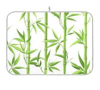 Tappetino assorbente cinese verde bianco opaco per stoviglie tappetino XL 18 x 24