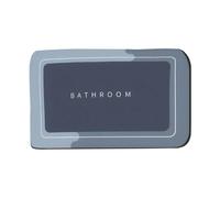 Tappetino assorbente - Pad del bagno a secco rapido, tappeto terrestre diatomaceo, design di assorbimento e igiene, impermeabile per sicure, accessorio per bagno premium, tappetino per la doccia
